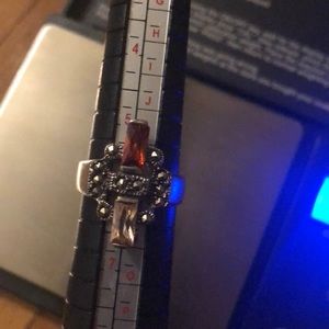 3for 15 Sterling marcasite geometric ring